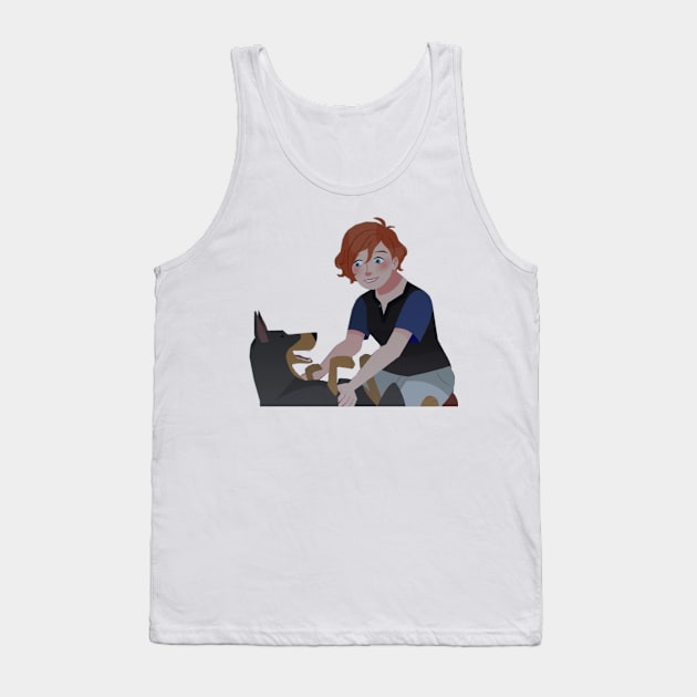 Ivy petting a dog screenshot Tank Top by SharonTheFirst